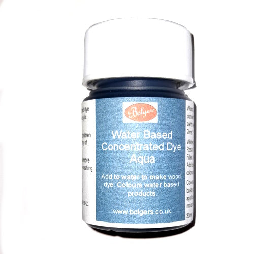 Concentrated Water Based Wood Dye - Aqua