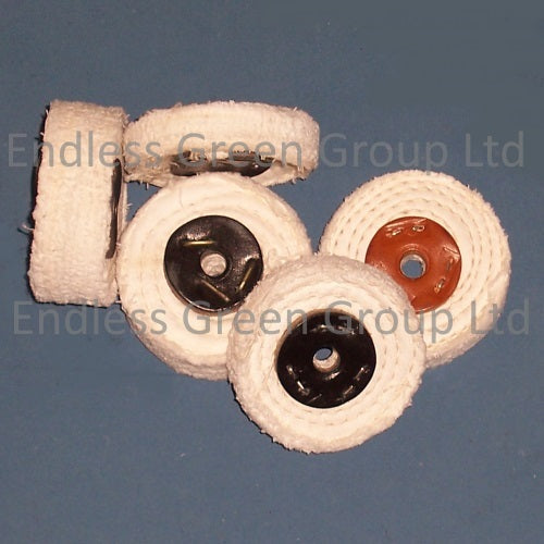 3" Close Stitched Cotton Polishing Wheels - 75mm