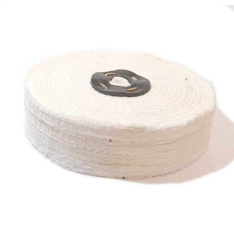 8" Close Stitched Cotton Polishing Wheel - 200mm