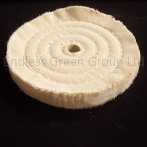 Open Stitched Cotton Polishing Wheel HO150/1 - 1/2" Hole