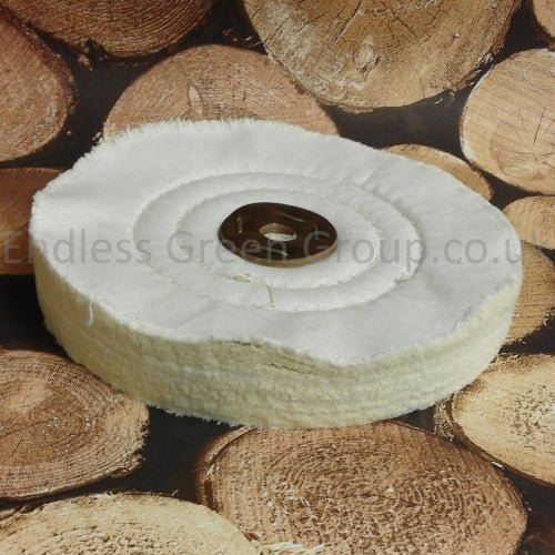 8" Open Stitched Cotton Buffing Wheel - 200mm